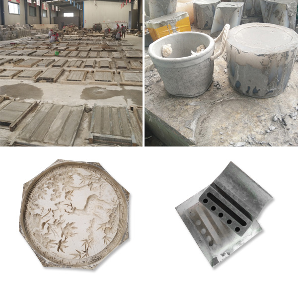 水泥模具硅膠應用